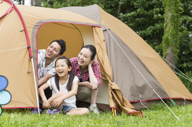 夏休みはやっぱり家族でキャンプ