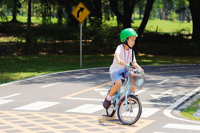 お子様の道路デビューを仙台市の交通公園が応援！